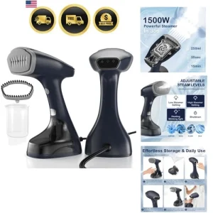 Clothes Steamer Handheld Portable Wrinkle Remover Fabric Steamer